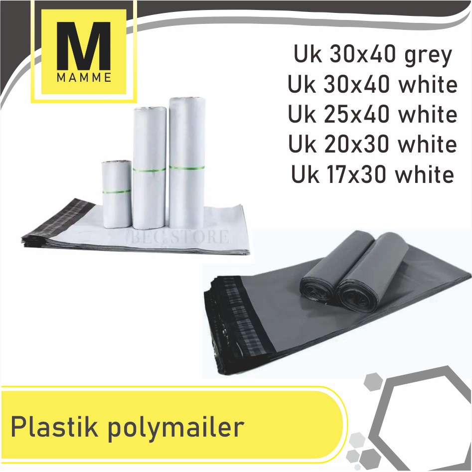 Plastik Polymailer / Kantong Kurir / Plastik Packing Lem 17x30 / 20x30 / 25x30 / 25x40 / 30x40