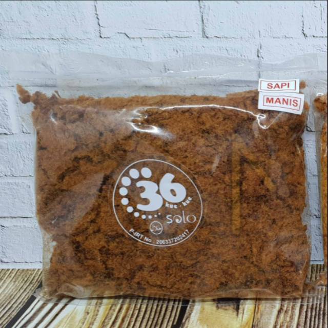 

Abon sapi manis solo 36 kue kue