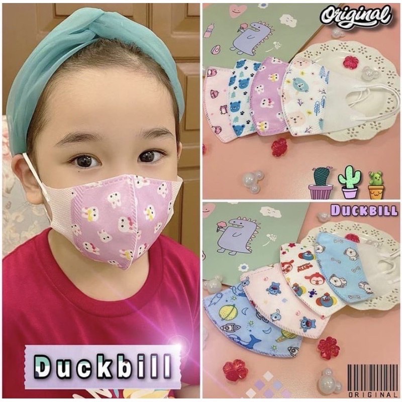 [CODE MDA] Masker Duckbill Anak Motif Karakter isi 50 Pcs