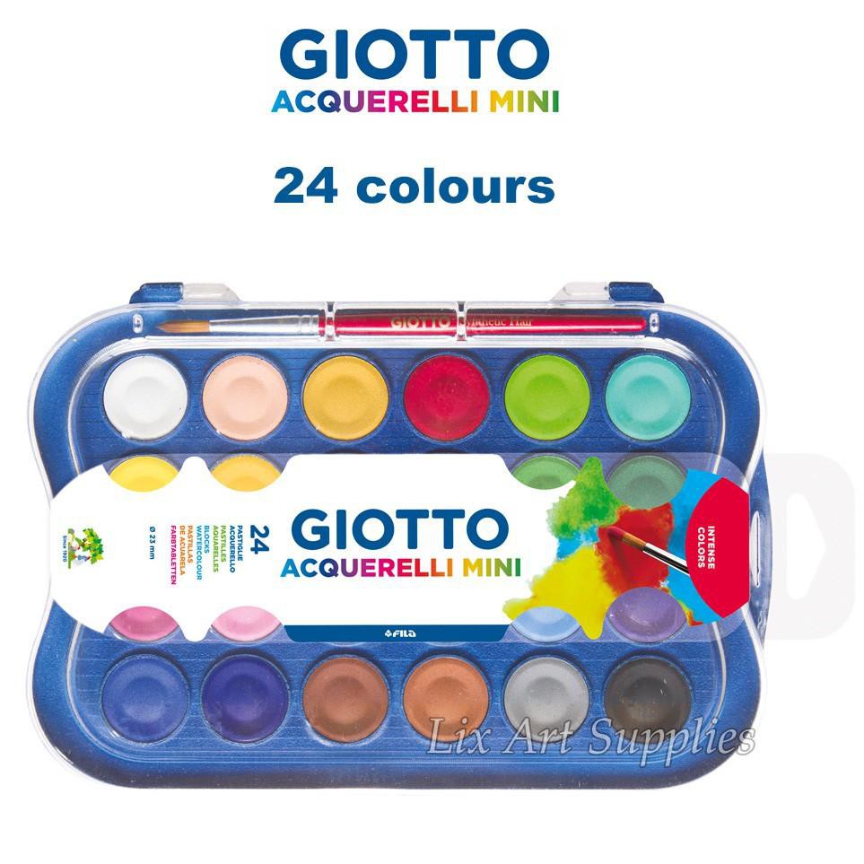 

[ART. 85761] Giotto Acquerelli Mini Watercolor Set 24 / Cat Air Giotto Watercolor Mini 24