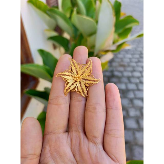 Bros Kendari Perak Lapis Emas