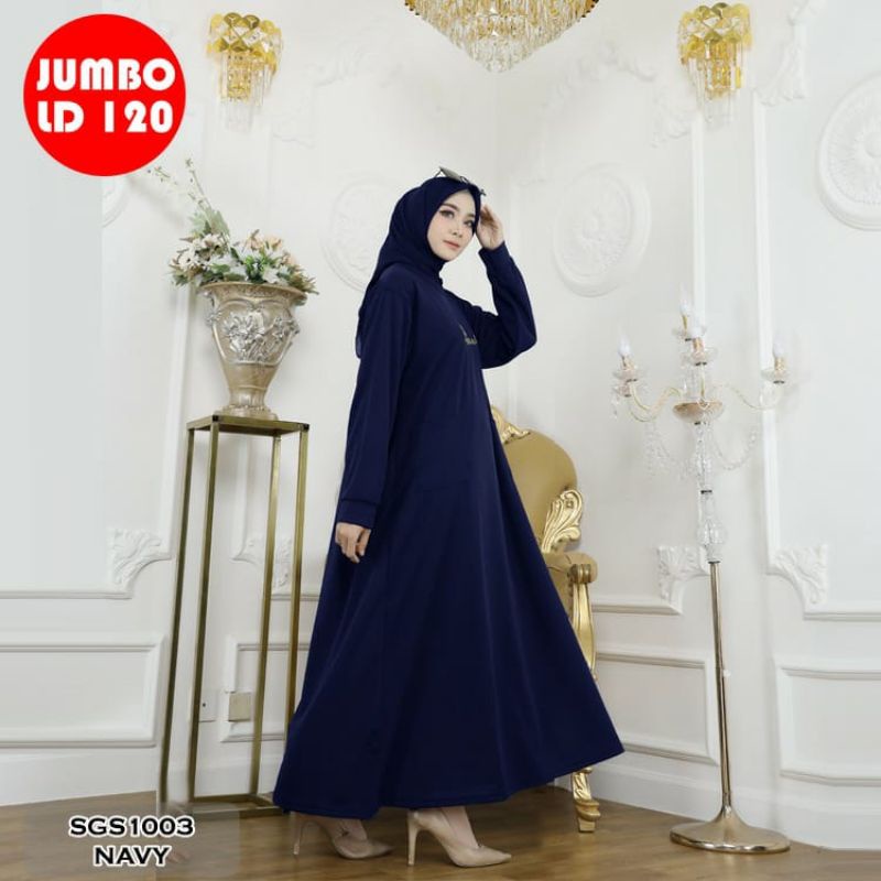 GAMIS WANITA LD 120 -130 -140 - GAMIS VOXY SAKU JUMBO