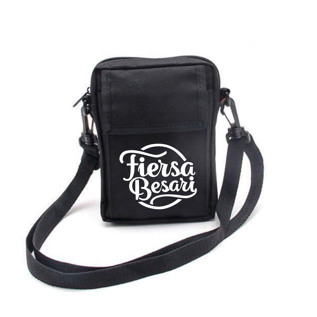 Grosir tas slempang mini pria Termurah / Sling bag Mini Sablon [A54]