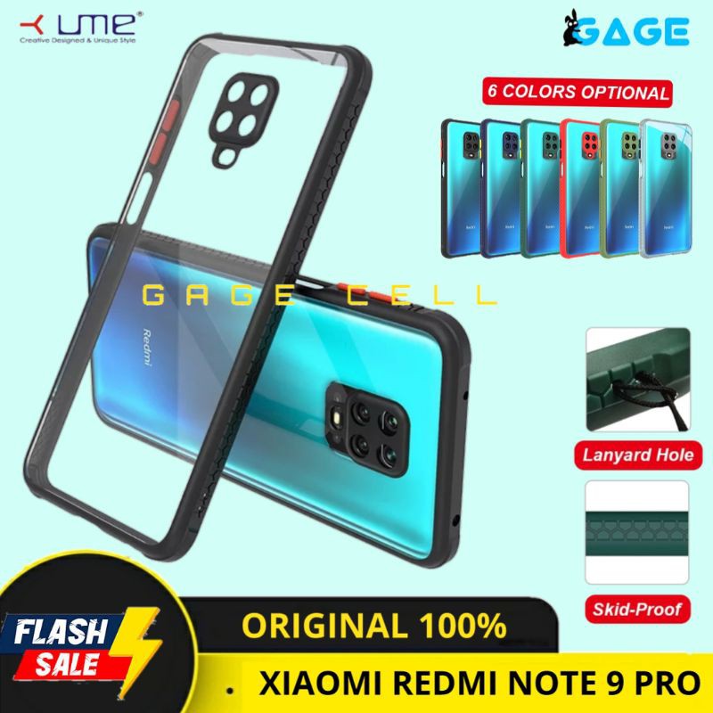 ORIGINAL ✅ SOFTCASE CASE HYBRID FUZE CRYSTAL XIAOMI REDMI NOTE 9 PRO CASING HARDCASE REDMI NOTE 9PRO