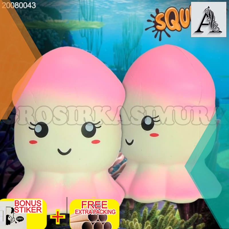 

Terlaris Squishy Gurita Octopus Deep Sea JUMBO Slow & wangi