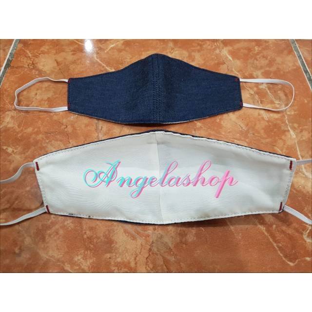 SALE!!!BELI 5pc FREE 1pc MASKER KAIN DENIM 3 PLY / 3 LAPIS