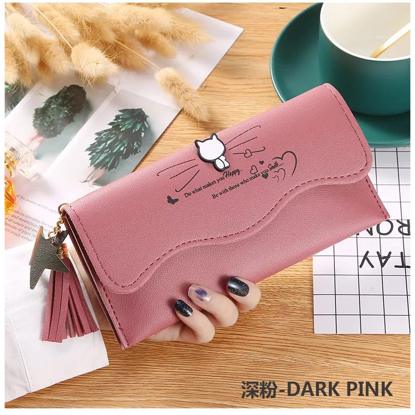 ♥TMALL88♥ Dompet Panjang Wanita / Kulit Sintesis / Dompet Wanita Murah