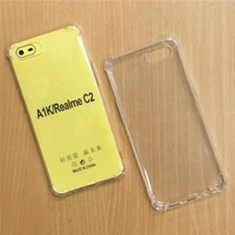 Case Anti crack Realme C2 / Oppo A1K Jelly Case Shockproof SoftCase Casing Cesing Hp Bening