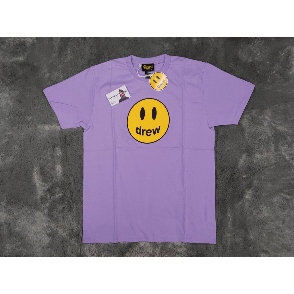 DREW HOUSE Justin Bieber Mascot SS Smile Tee ORIGINAL - Purple