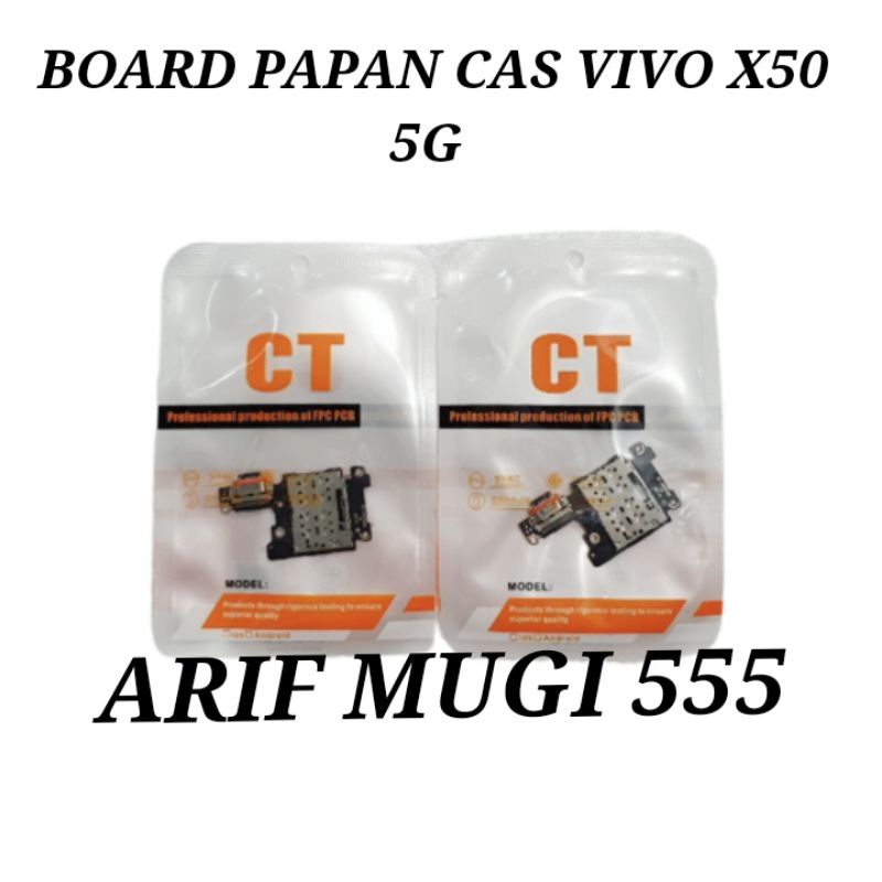 BOARD PAPAN KONEKTOR CONECTOR CHARGER VIVO X50 5G PLUG IN MIC ORIGINAL