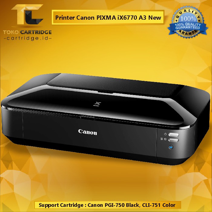 Printer Inkjet Canon Pixma IX6770 IX 6770 ORIGINAL A3 PGI-750 CLI-751