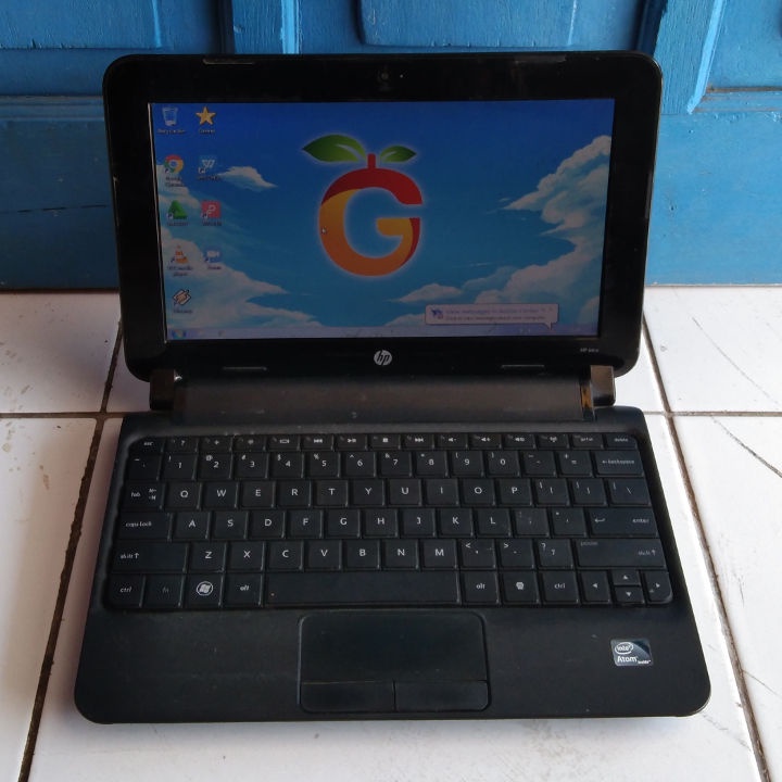 HP Mini 110-3700  Warna Hitam Netbook Notebook Second Bekas Murah RAM 2GB HDD 320GB Bluetooth
