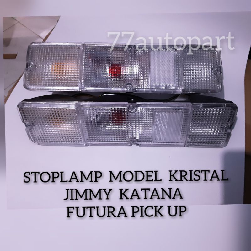 Lampu stop lampu belakang Jimmy katana futura pick up model kristal