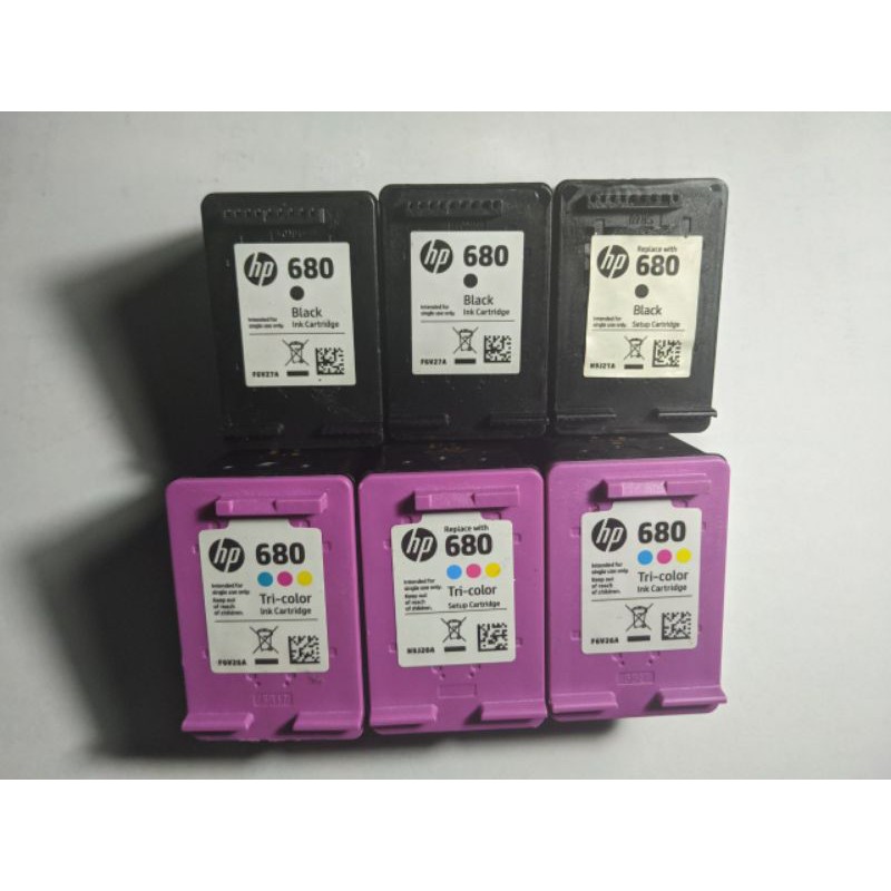 Cartridge HP 680 bekas second