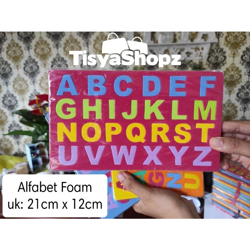Alfabet Foam / Mainan Edukasi anak / Huruf Alfabet Anak