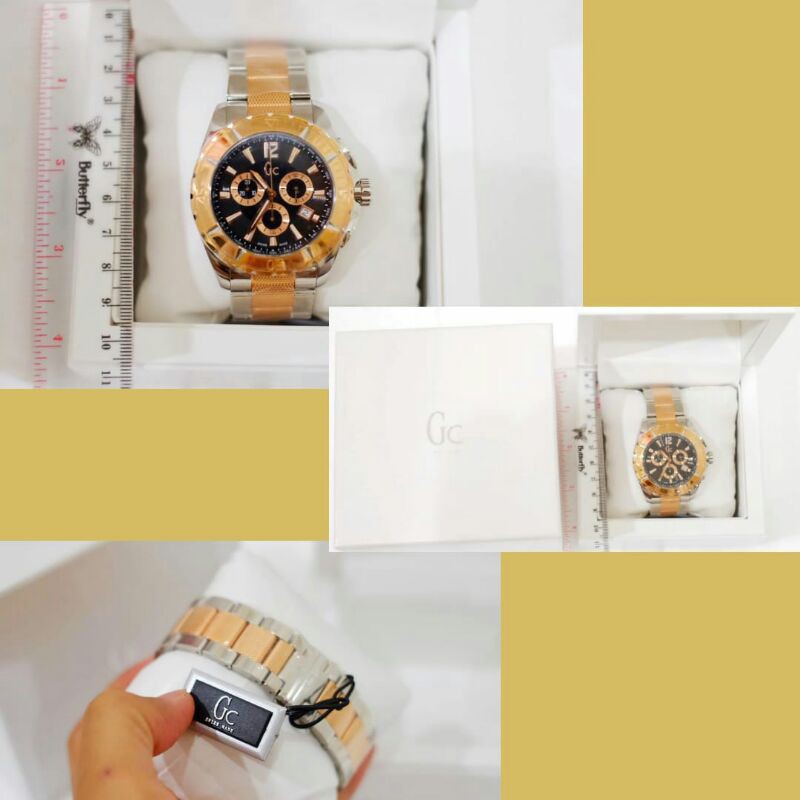 jam tangan guess collection swiss made lengkap gc