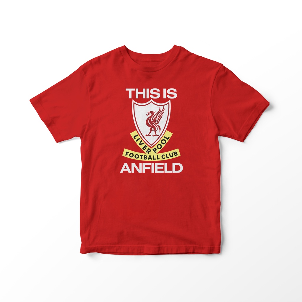 Baju anak kaos anak LIVERPOOL THIS IS ANFIELD Logo