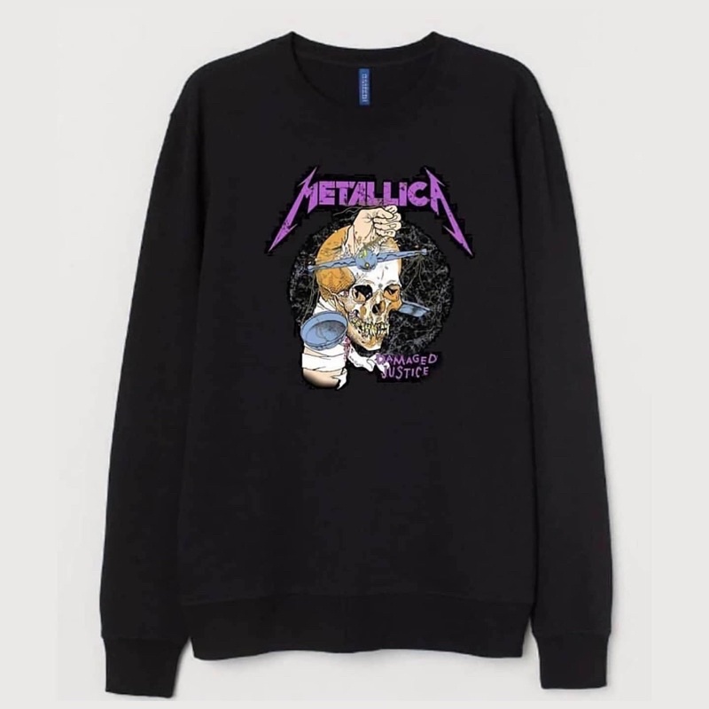 CREWNECK H&M METALLICA JUSTICE