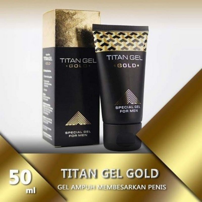 

[COD] Ti Tan Asli 50ml Baru t!tan Gold Gel Original