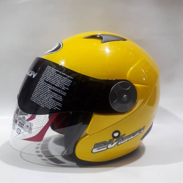Helm KYT 2 Vision Yellow/Kuning Golkar