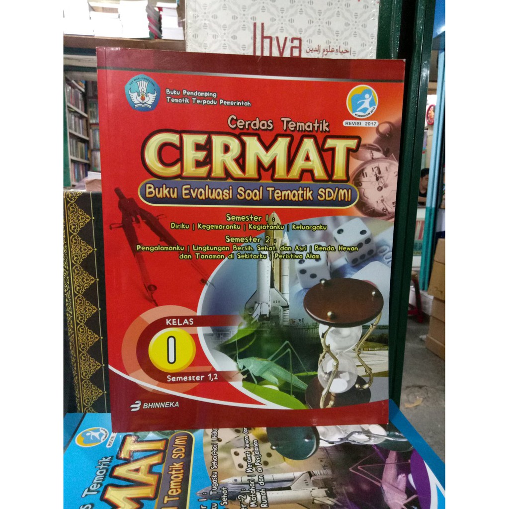 Jual Cerdas Tematik CERMAT Kelas 1 SD Buku Soal Evaluasi TEMATIK ...