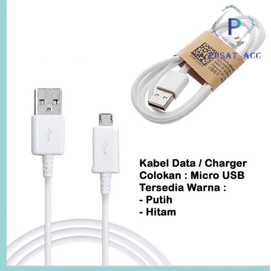 Kabel Data Charger Micro USB Android 1 M / 1 Meter