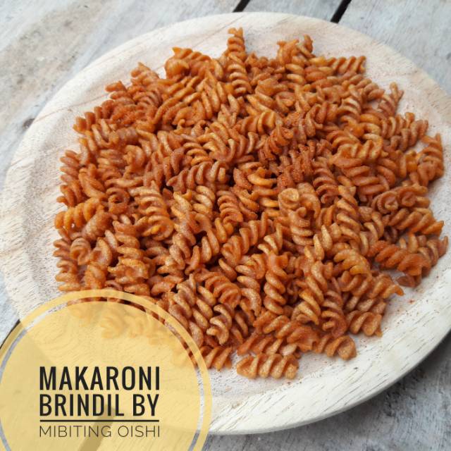

MAKARONI BRINDIL 500 GRAM - CEMILAN TERMURAH BY MIBITING OISHI