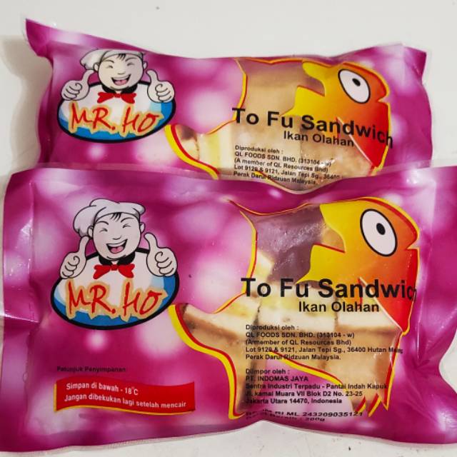

Tofu Sandwich Mr. Ho