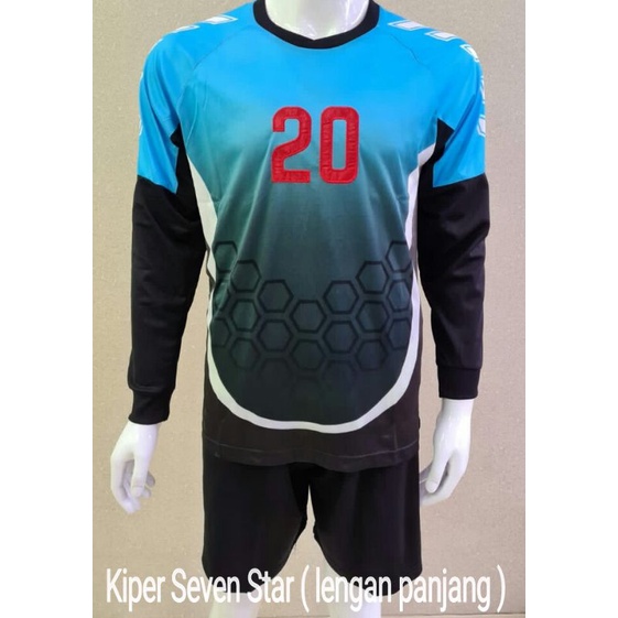 Setelan baju kiper dewasa lengan panjang Seven Star