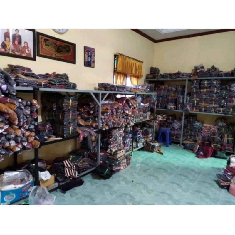 Rok Wanita Bahan Katun dan Wolfis Polos Maxi Skirt Dewasa-3