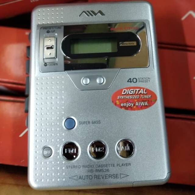 Walkman kaset AIWA hs-rm 536 bukan sony