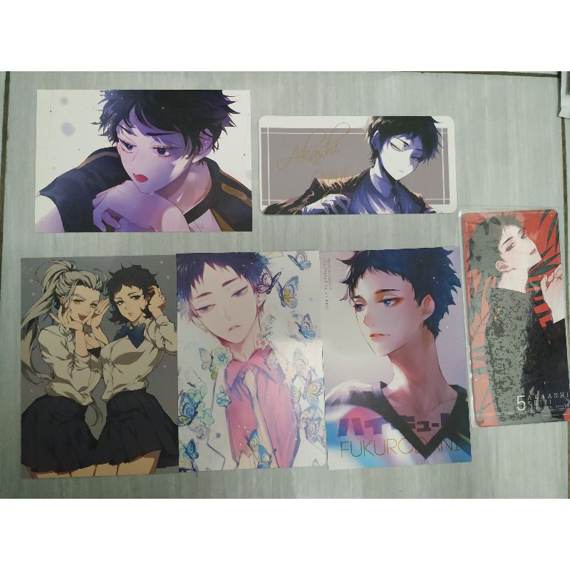 POSTCARD SET AKAASHI KEIJI HAIKYUU