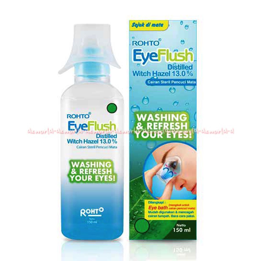 Rohto eye flush washing refresh eye Rohto Pencuci mata 150ml