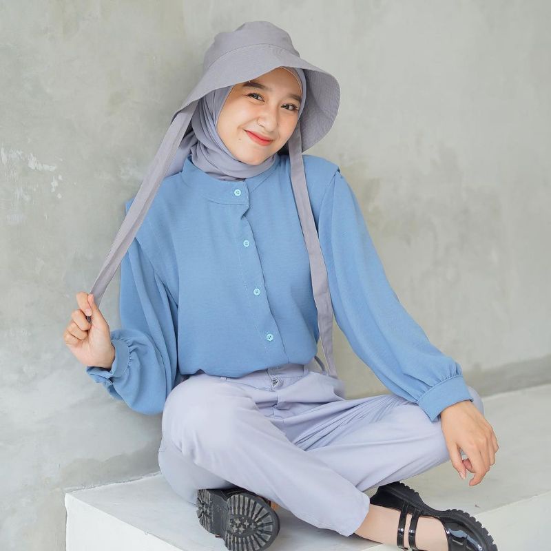 BAJU WANITA - ANAYA SHIRT - KAMEJA WANITA - ATASAN KOREA - BLOUSE WANITA - PAKAIAN WANITA- ATASAN