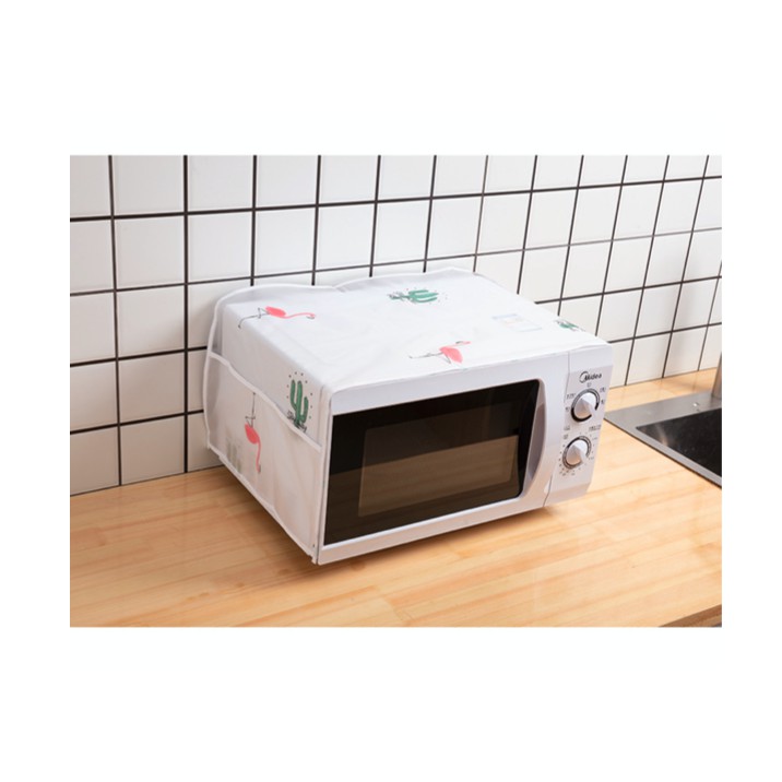 Adda Home - Pelindung Penutup Microwave Desain Korea Anti Debu PEVA