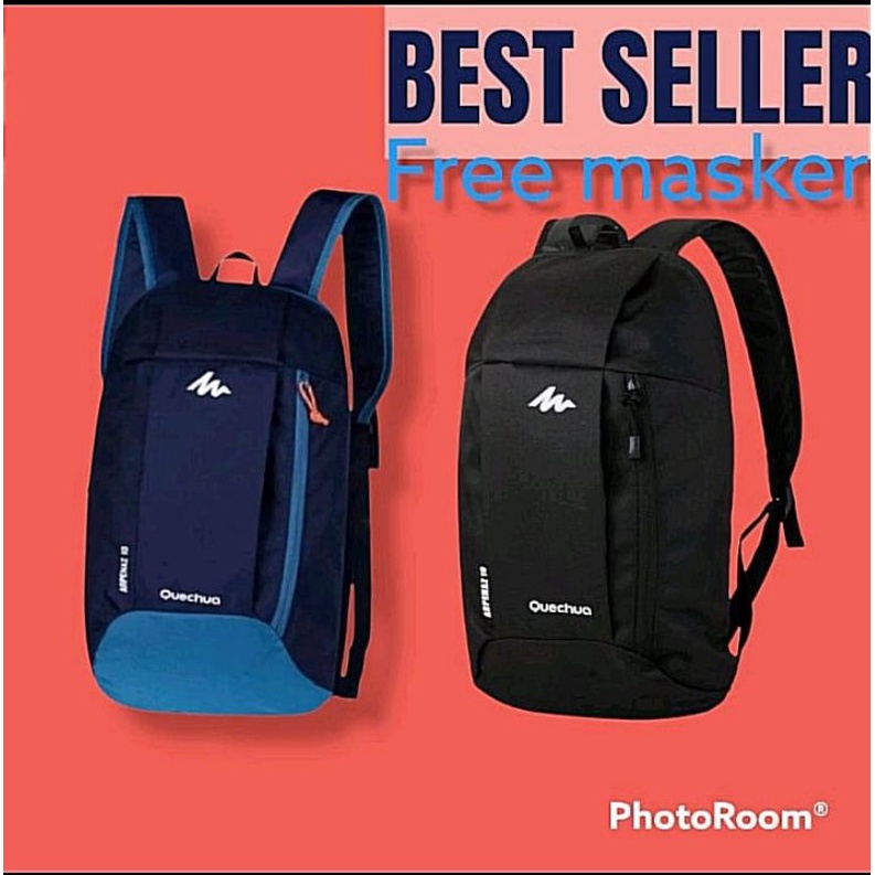 Tas ransel pria wanita Quechua tas futsal murah ( 10 L)