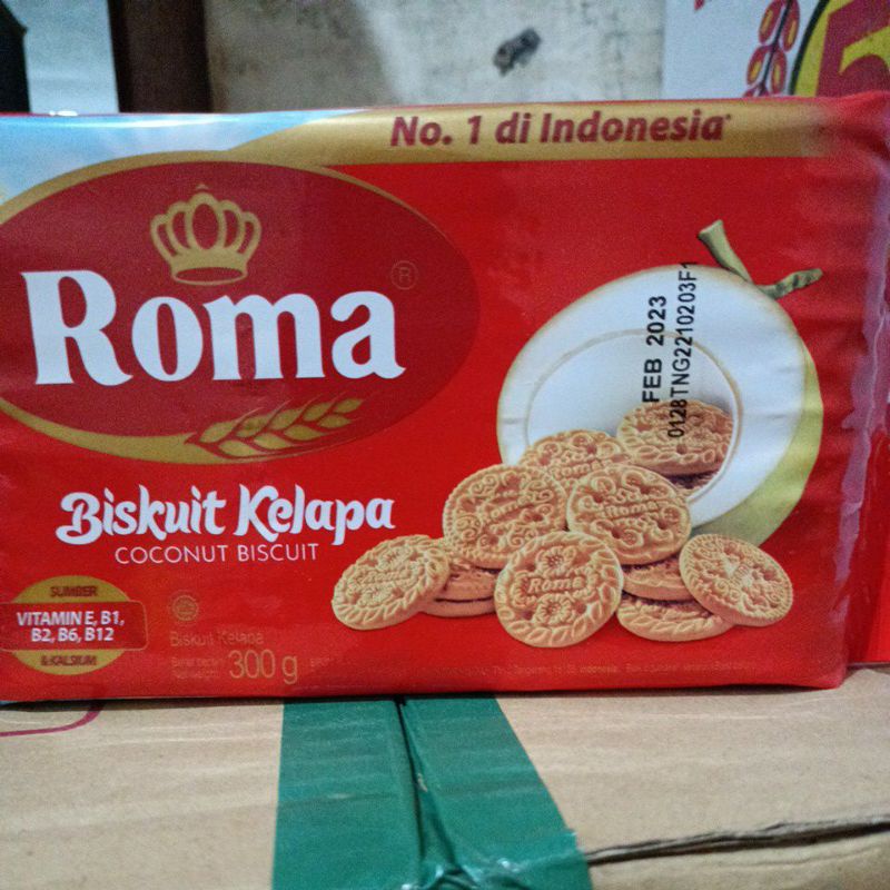 

Roma biskuit kelapa 300g