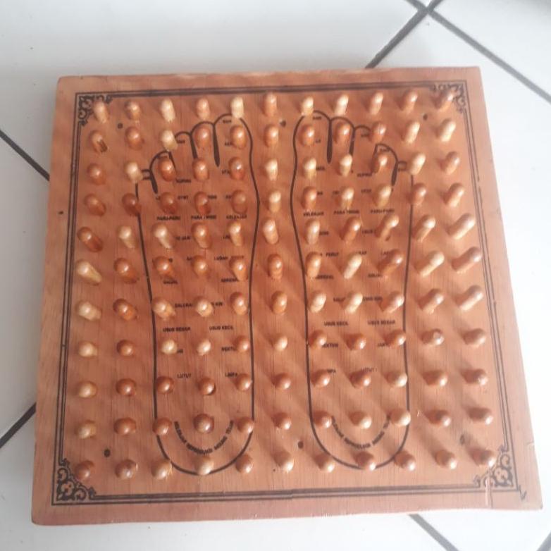 Alat Refleksi Kaki Bahan Kayu Berkualitas / Papan Kayu Alat Refleksi Terapi Kesehatan Kaki