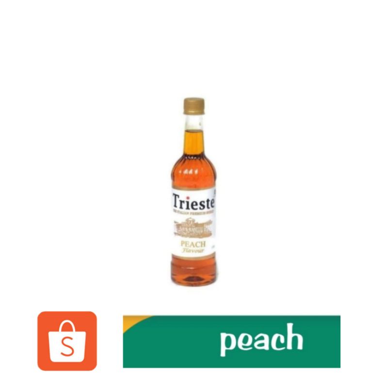 

Trieste syrup rasa peach 650ml