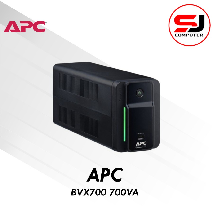 UPS APC 700VA BVX700 360W USB Charging BVX700LUI-MS