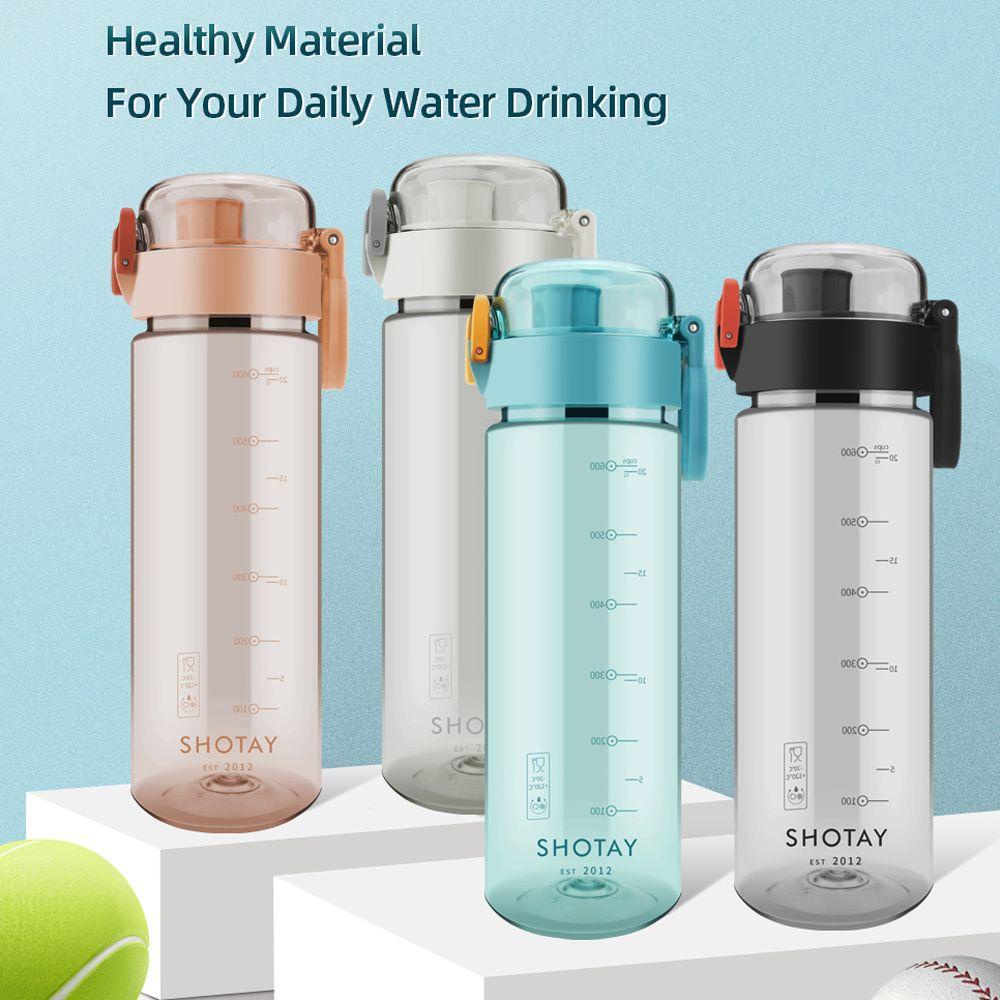 Solighter Sports Water Bottle Gym Transparan 580/680ml Cangkir Air