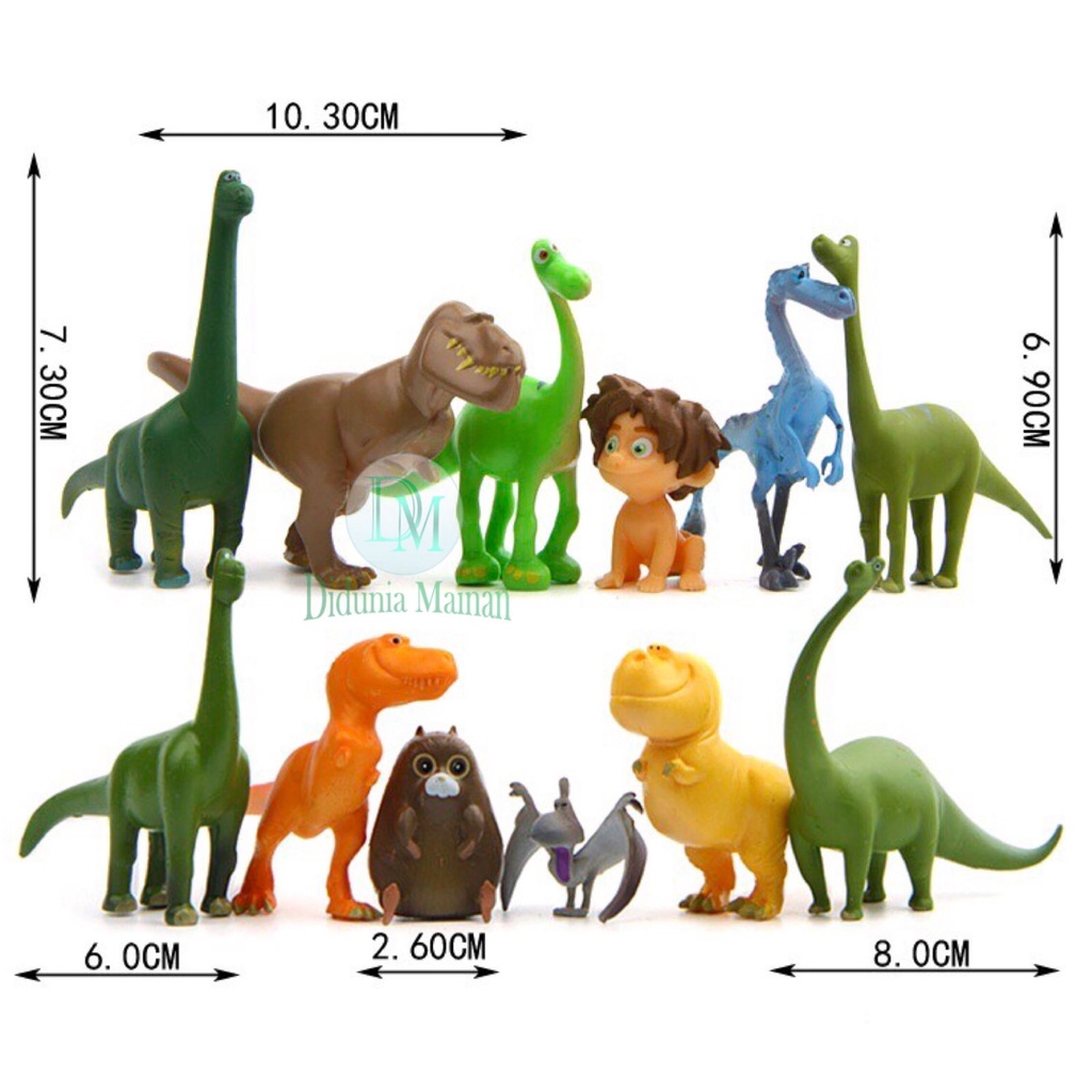 Mainan Figure Miniatur Dinosaurus Tarzan Hiasan Dekor Kue Play Set