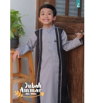 Jubah Anak Laki-Laki|| Jubah Ammar| Usia 2-12 Tahun|| New Product!! Original by El-Fath