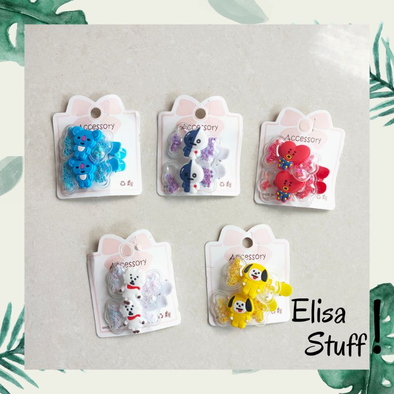 [COD] JEPIT RAMBUT ANAK BT21//JEPIT RAMBUT BT21//JEPIT RAMBUT BTS//JEPIT ANAK