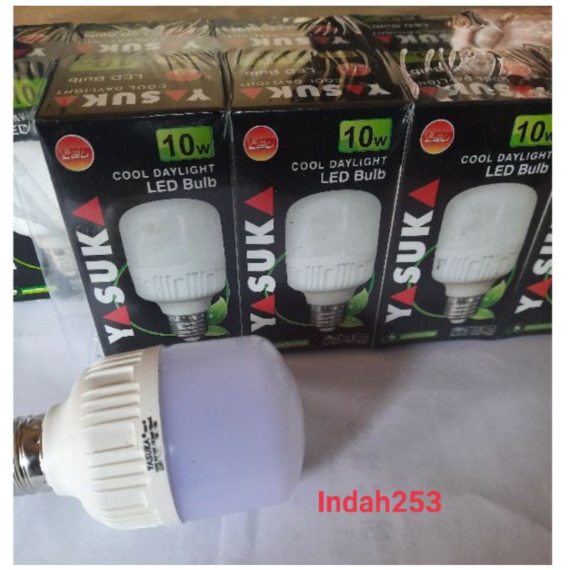 Lampu LED Yasuka 10 Watt Isi 100 pcs ( satu dus )