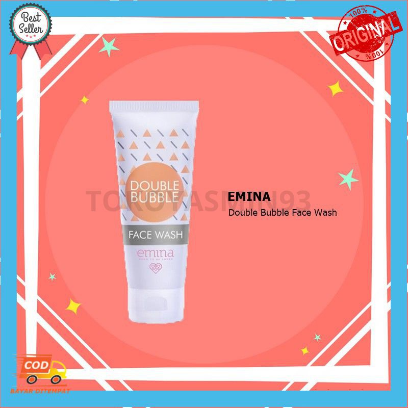 Emina Double Bubble Face Wash 60 ml Murah