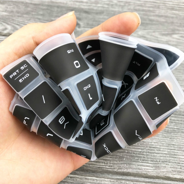 Cover Pelindung Keyboard Laptop Bahan Silikon Lembut Ultra Tipis Untuk Dell Xps13-9370 13.3 Inch