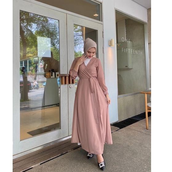 (READY) clara dress/ceruty long outer