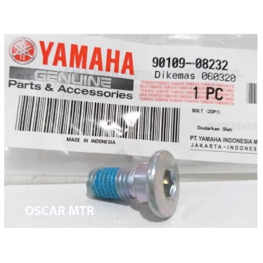 Baut Piringan Cakram Depan Belakang Yamaha NMax  / 90109-08232 * YGP 100 % ORIGINAL