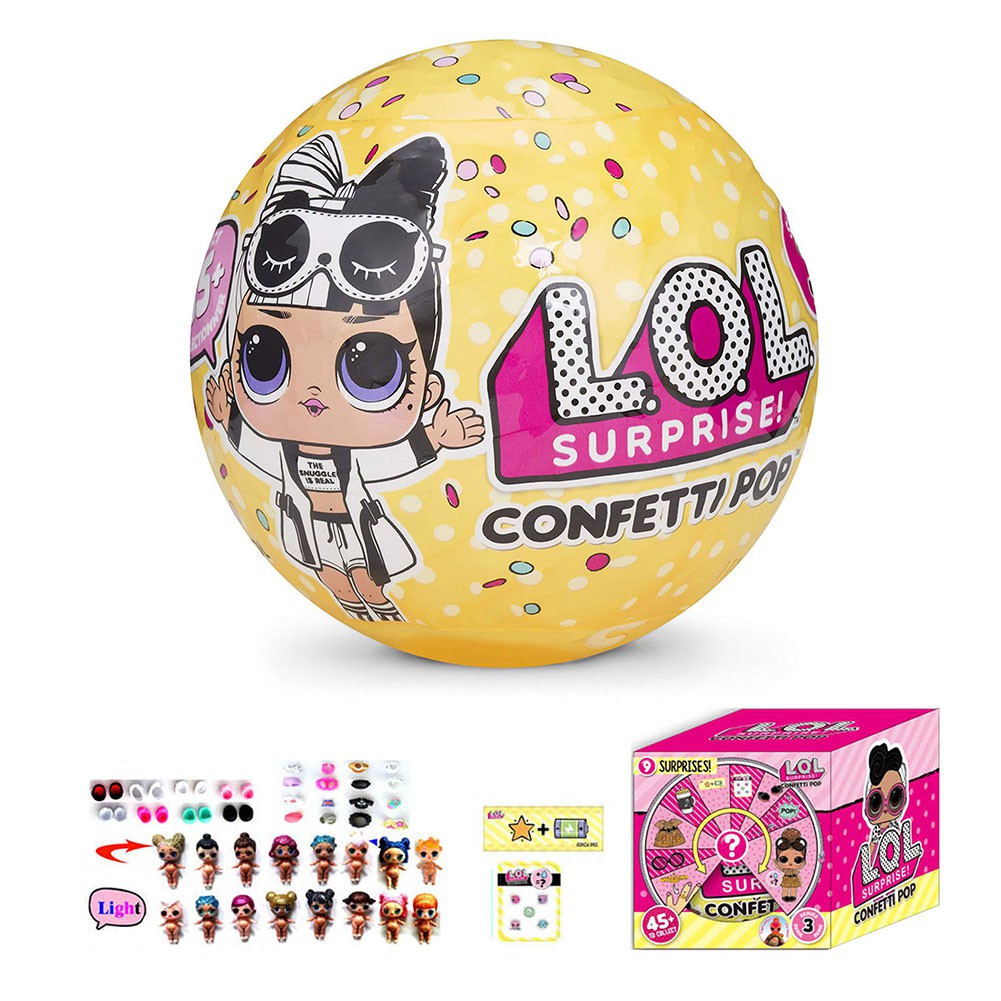 lol surprise confetti pop dolls